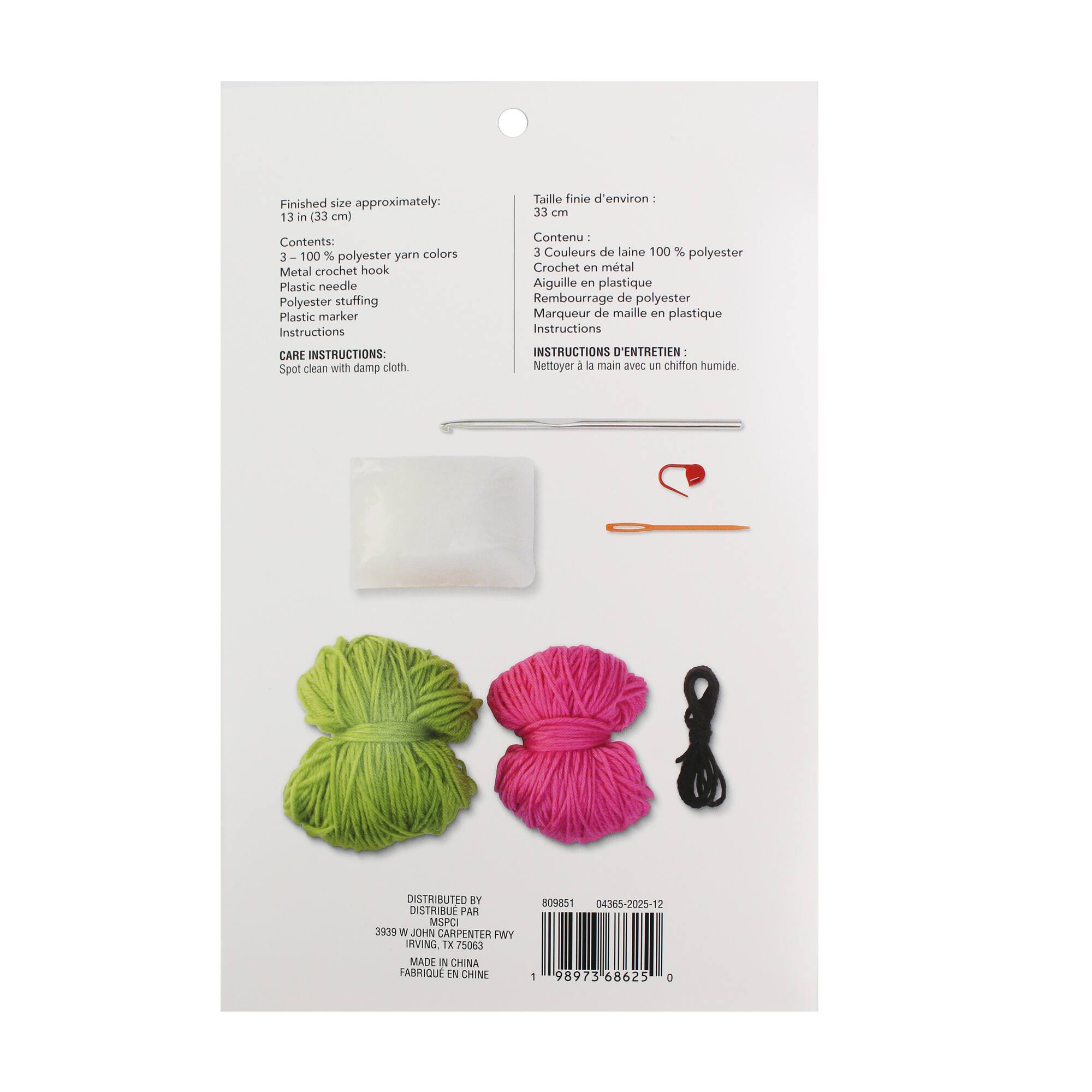 Summer Kawaii Hanging Plant Crochet Kit by Loops & Threads®